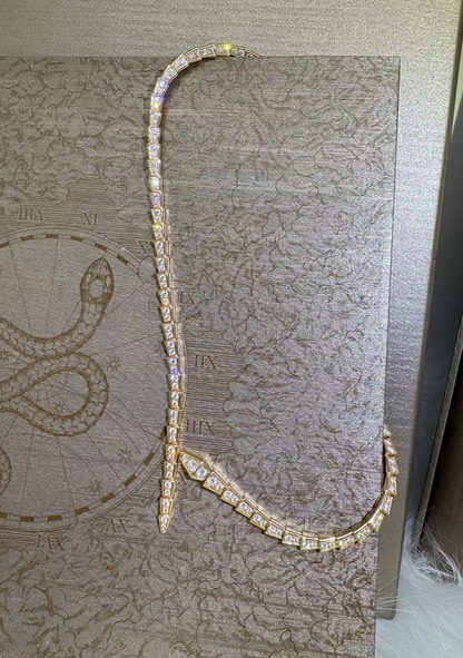 [GALE]HAUTE COUTURE GOLD SERPENTI NECKLACE
