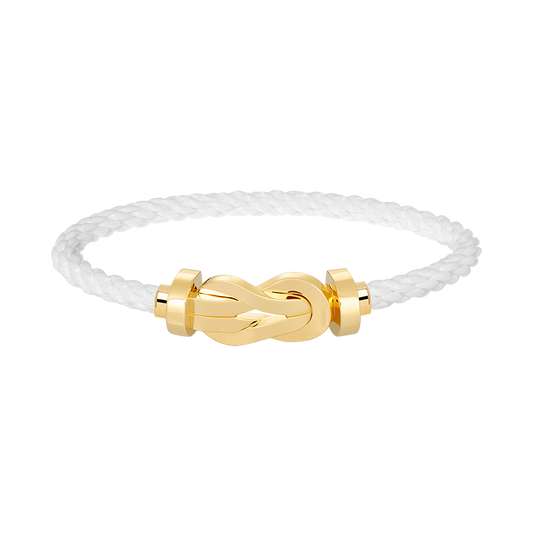 [NOVO]CHANCE Große 8-stellige Schnalle ohne Diamanten Armband Gold