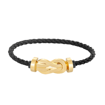 [NOVO]CHANCE Große 8-stellige Schnalle ohne Diamanten Armband Gold