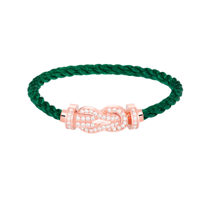 [GALE]CHANCE LARGE 8 FIGURE BUCKLE FULL DIAMOND BRACELET ROSE GOLD