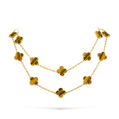 [NOVO]CLOVER 20 MOTIVE TIGER EYE ROSE GOLD