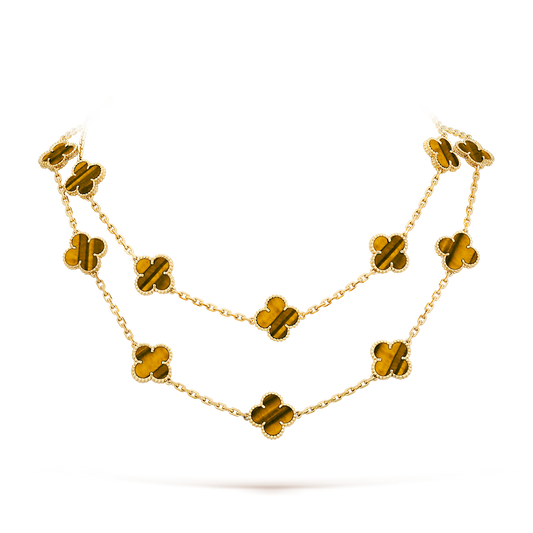[NOVO]CLOVER 20 MOTIVE TIGER EYE ROSE GOLD