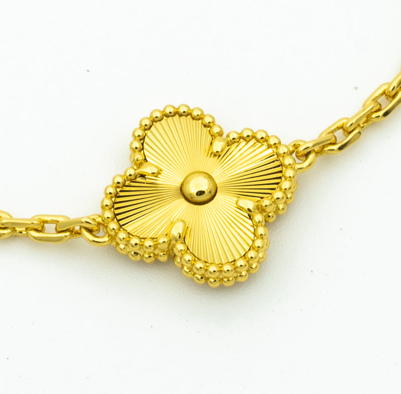 [GALE] CLOVER 5 MOTIF LASER BRACELET COLLECTION