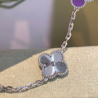 [GALE] CLOVER 5 MOTIF VIOLET BRACELET COLLECTION