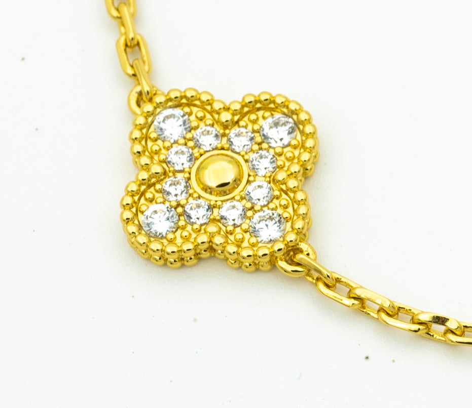 [GALE] CLOVER 5 MOTIF LASER BRACELET COLLECTION