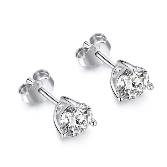 [GALE]Dainty Round Shape Earrings