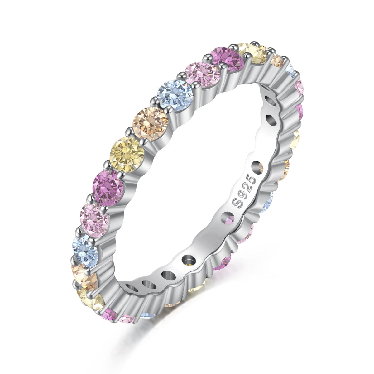[GALE]Dazzling Resplendent Round Cut Party Ring