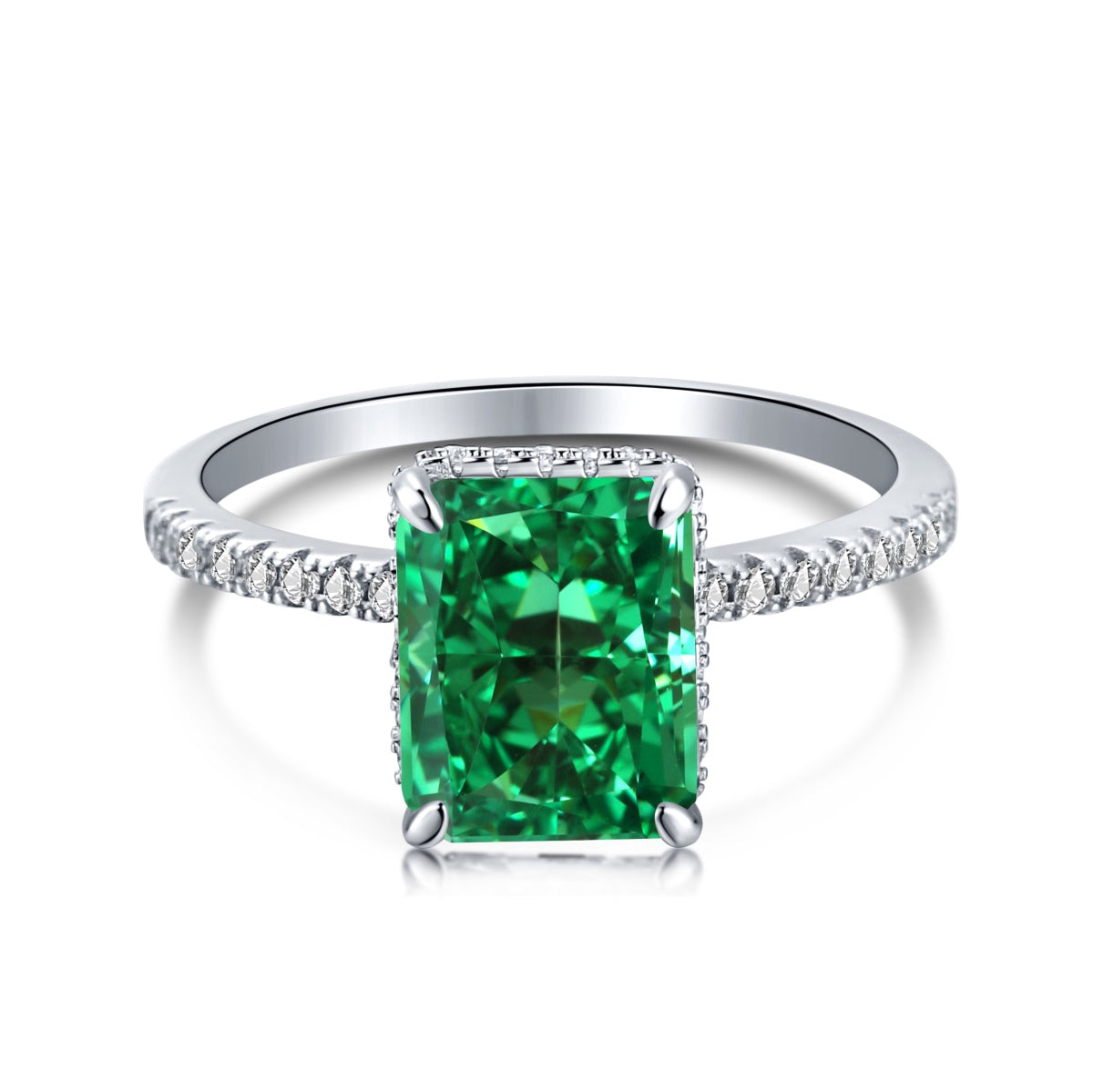 [NOVO]4.0カラットのラグジュアリーエンゲージリング