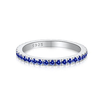 [GALE]Delicate Sparkling Round Cut Daily Ring