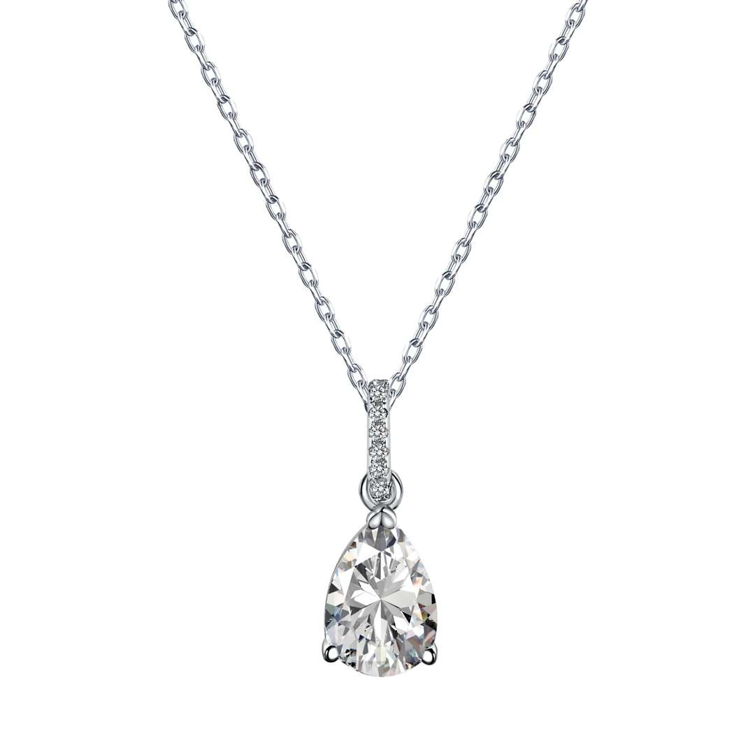 [GALE]Delicate Water Drop Shape Fashion Necklace