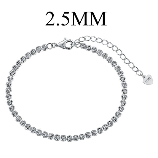 [NOVO] Funkelndes Armband mit rundem Schliff für jeden Tag