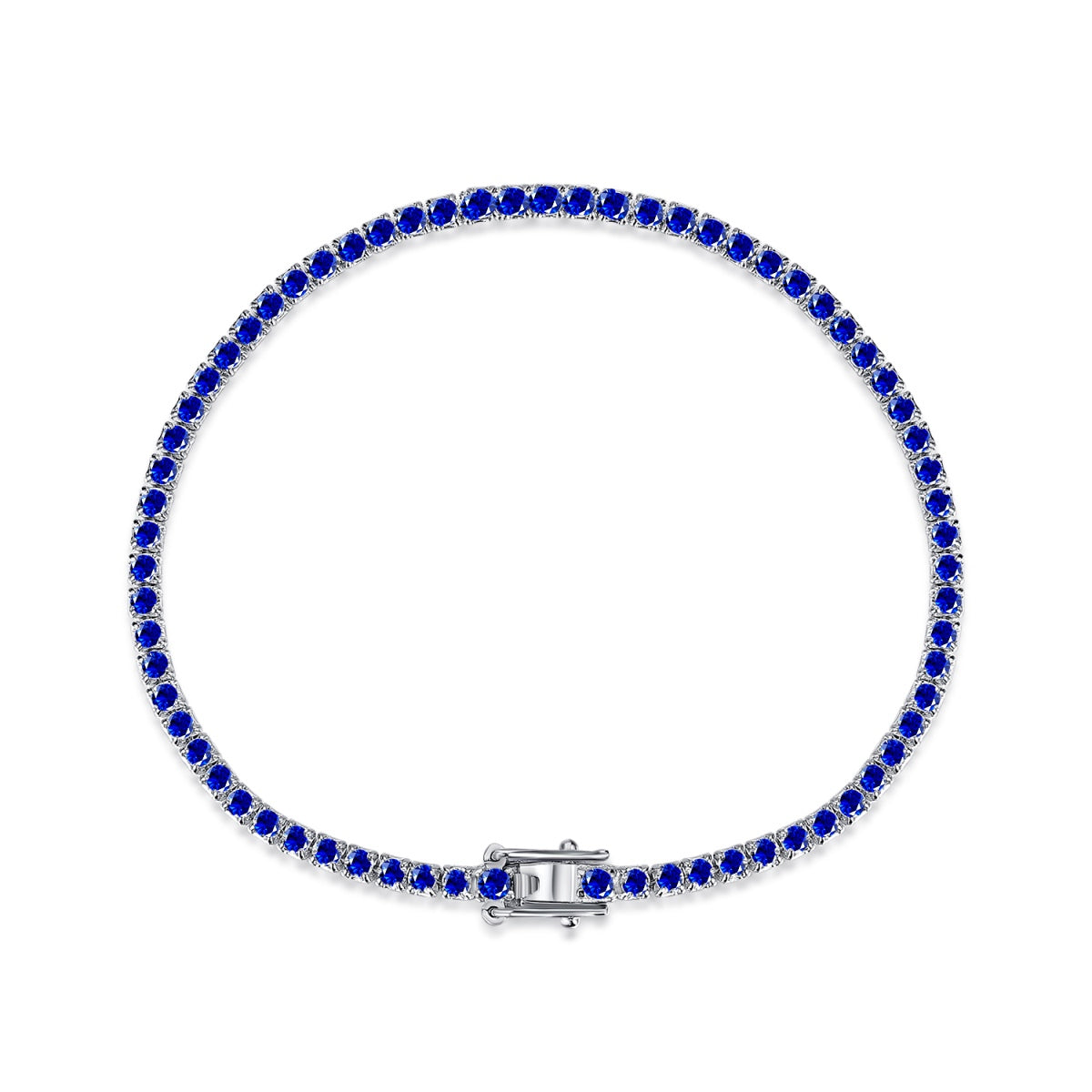 [GALE]Dazzling Colorful Round Cut Daily Bracelet