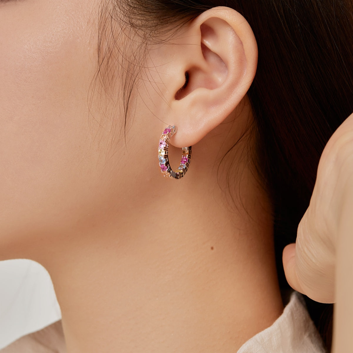 [GALE]Unique Round Cut Daily Earrings