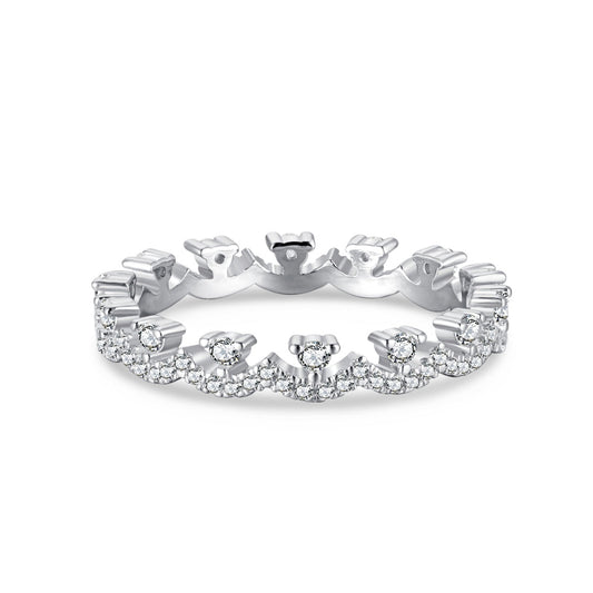 [NEU] Eleganter, prachtvoller runder Partyring