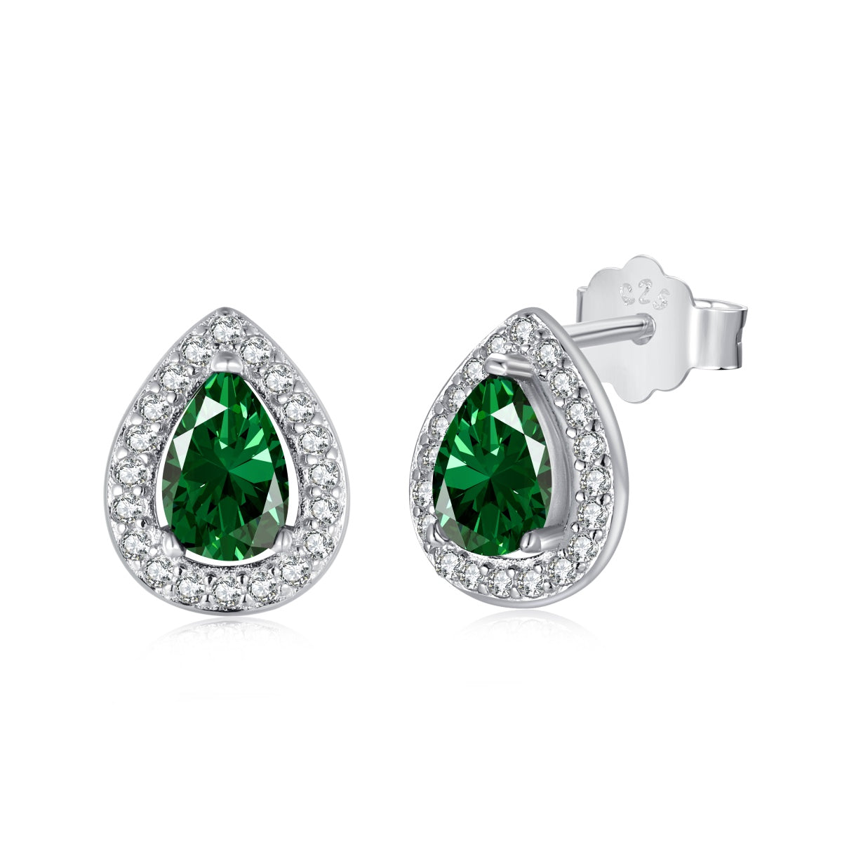 [GALE]Luxurious Water Drop Shape Earrings