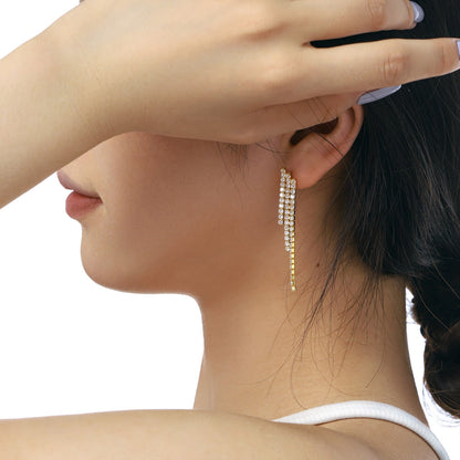 [GALE]Luxurious Dainty Banquet Earrings