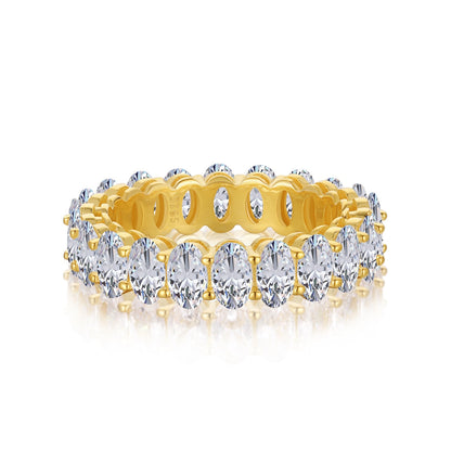 [GALEOrnate Oval Cut Tennis Ring