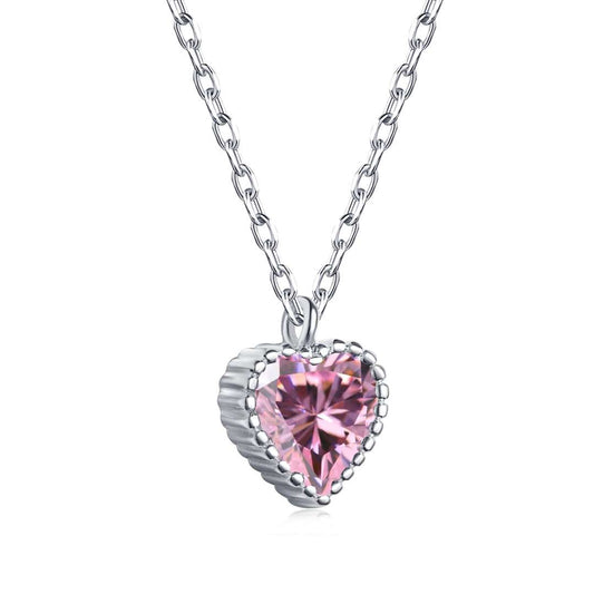 [GALE]Ornate Heart Shape Necklace