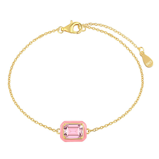 [NEU] Funkelndes, farbenfrohes Armband mit 2,0 Karat Smaragdschliff für jeden Tag