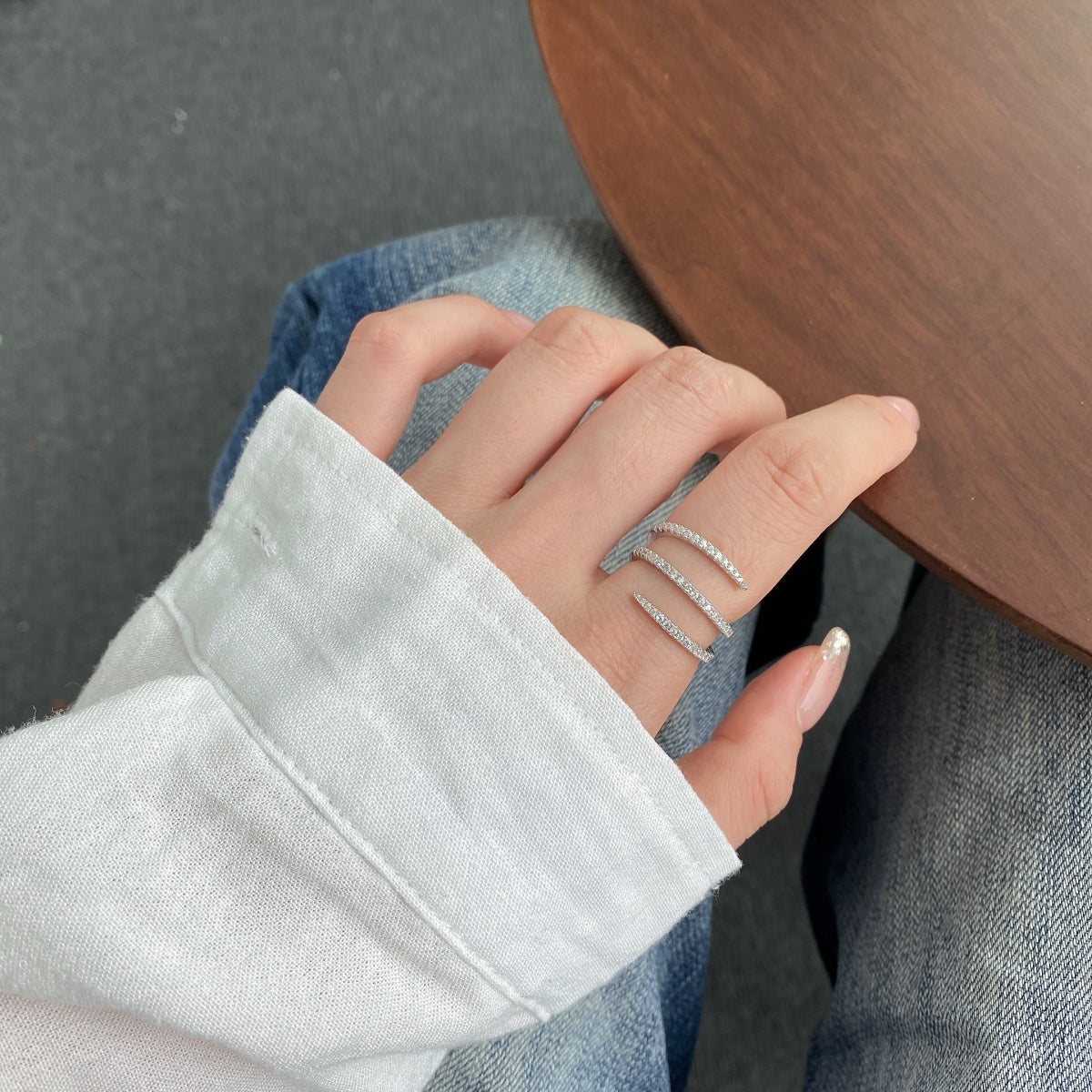 [GALE]Unique Vibrant Entangle Daily Ring
