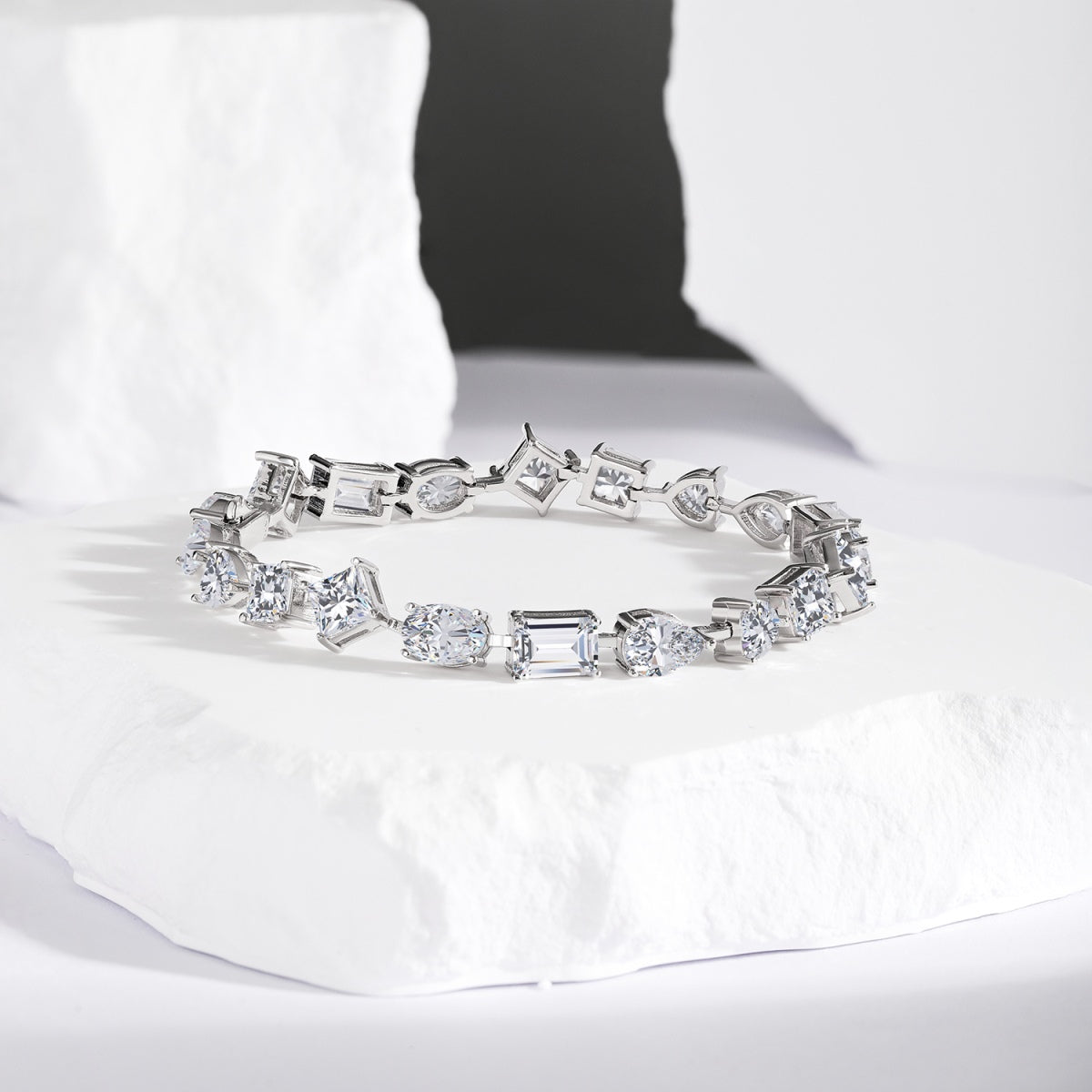 [GALE]Unique Exquisite Multi Cut Daily Bracelet