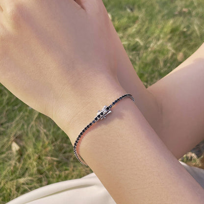 [GALE]Radiant Colorful Round Cut Party Bracelet