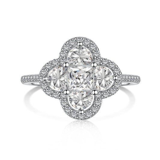 [NEU] Luxuriöser Eternity-Ring in Blumenform