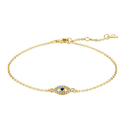 [GALE]Evil Eye Shape Necklace