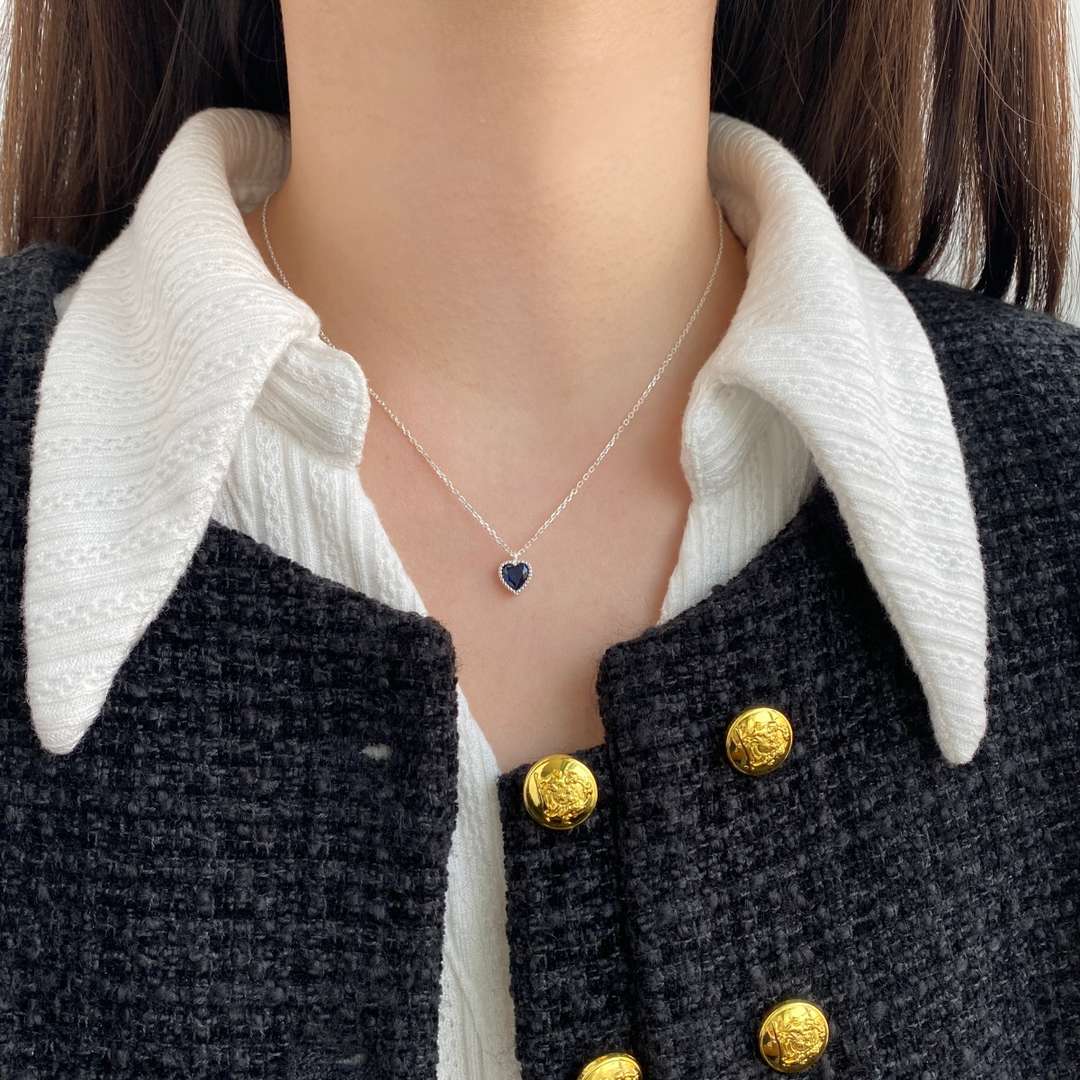 [GALE]Ornate Heart Shape Necklace