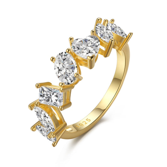 [NEU] Zarter Ring mit mehreren Schliffen