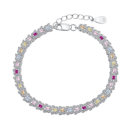 [NOVO] Zartes, farbenfrohes Armband mit mehreren Schliffen für jeden Tag