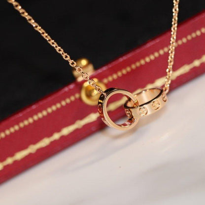 [NOVO] LIEBESKETTE ROSÉGOLD UND SILBER 