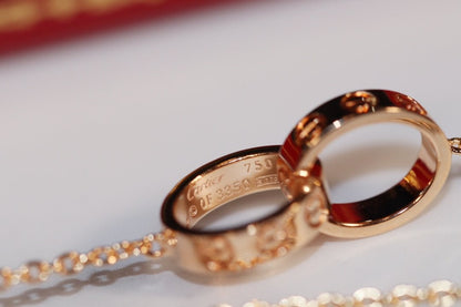 [NOVO] LIEBESKETTE ROSÉGOLD UND SILBER 