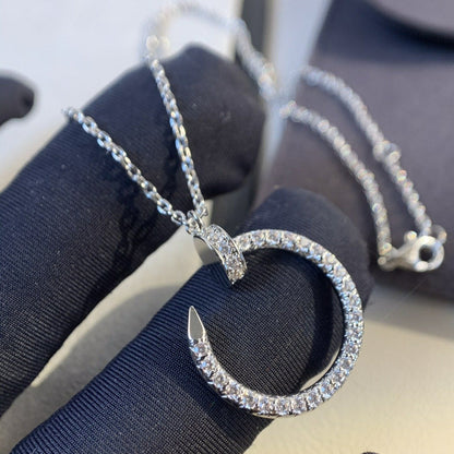 [NOVO]JUSTE HALSKETTE SILBER DIAMANTEN 