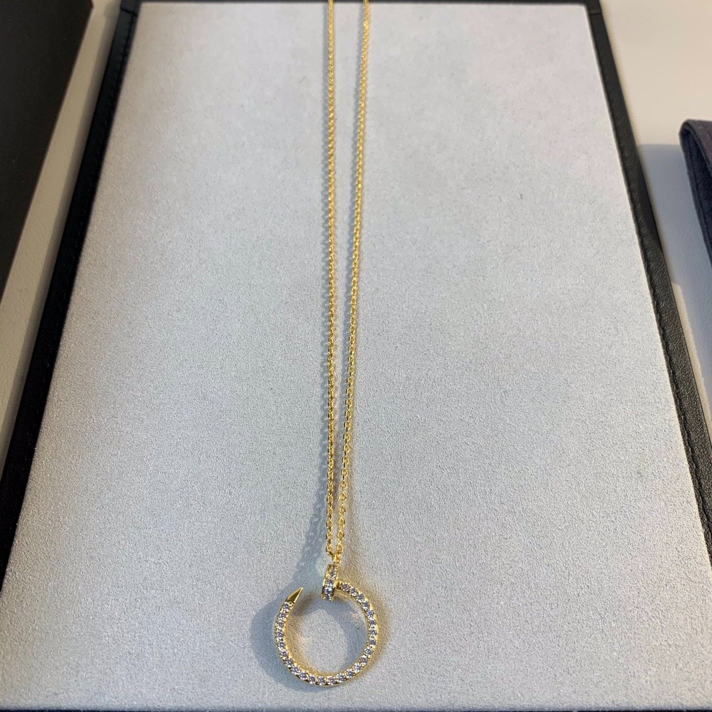 [NOVO]JUSTE HALSKETTE GOLD DIAMANTEN 
