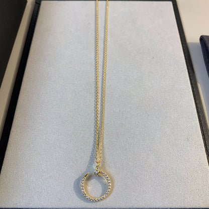 [NOVO]JUSTE HALSKETTE GOLD DIAMANTEN 