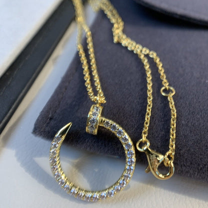 [NOVO]JUSTE HALSKETTE GOLD DIAMANTEN 