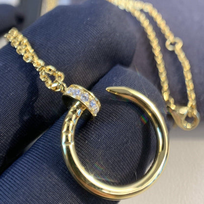 [NOVO]JUSTE HALSKETTE GOLD DIAMANTEN 