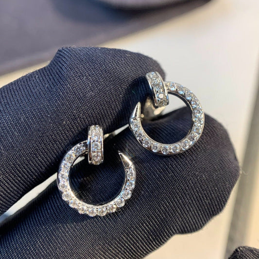 [NOVO]JUSTE OHRRINGE SILBER DIAMANTEN 