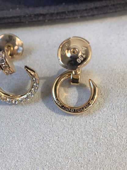 [NOVO]JUSTE OHRRINGE GOLD DIAMANTEN 