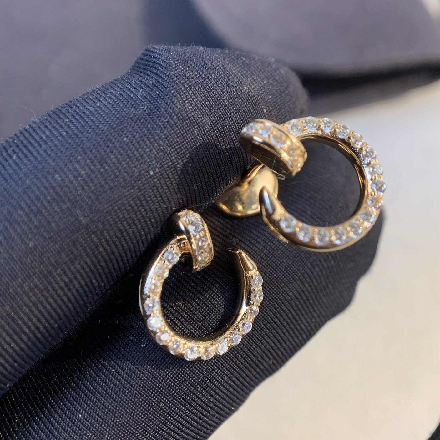 [NOVO]JUSTE OHRRINGE GOLD DIAMANTEN 