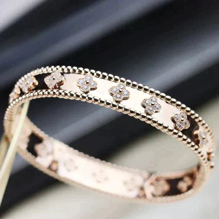 [GALE]CLOVER BRACELET 8MM DIAMONDS