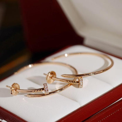 [NOVO]JUSTE OHRRINGE MIT DIAMANTEN, 1,8 MM 