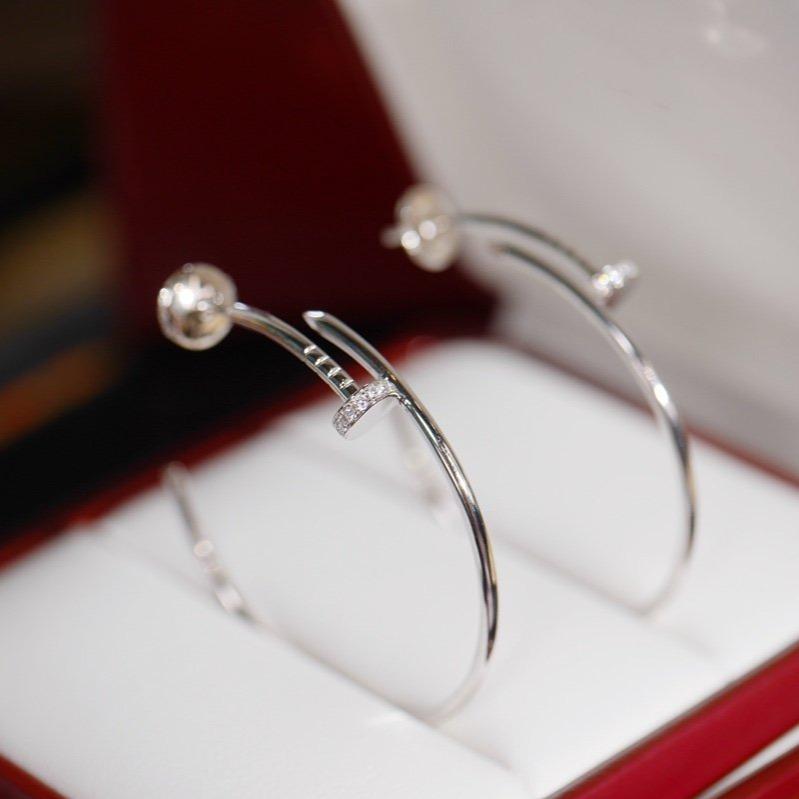 [NOVO]JUSTE OHRRINGE MIT DIAMANTEN, 1,8 MM 