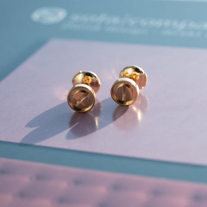 [NOVO] LOVE OHRRINGE ROSÉGOLD 10MM
