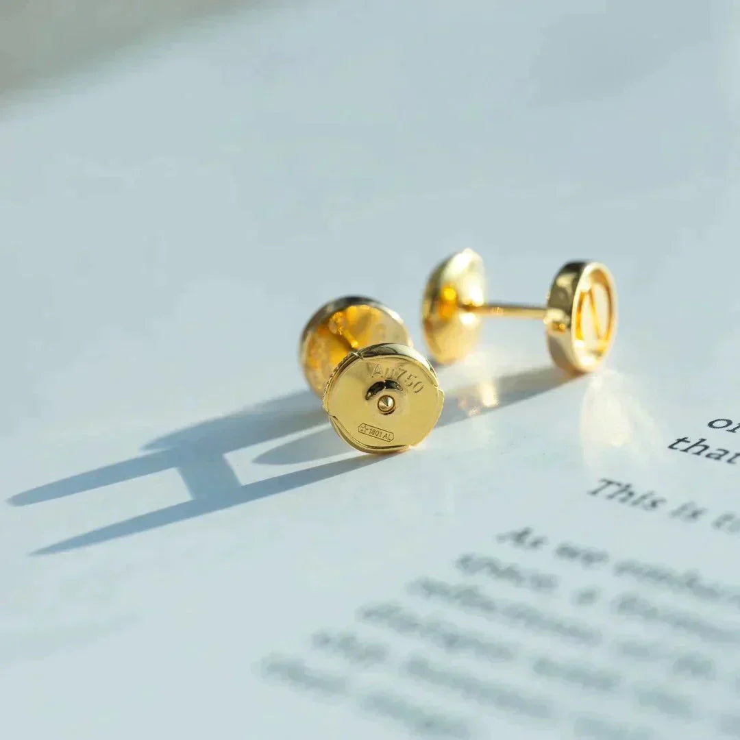 [GALE]LOVE EARRINGS GOLD 10MM