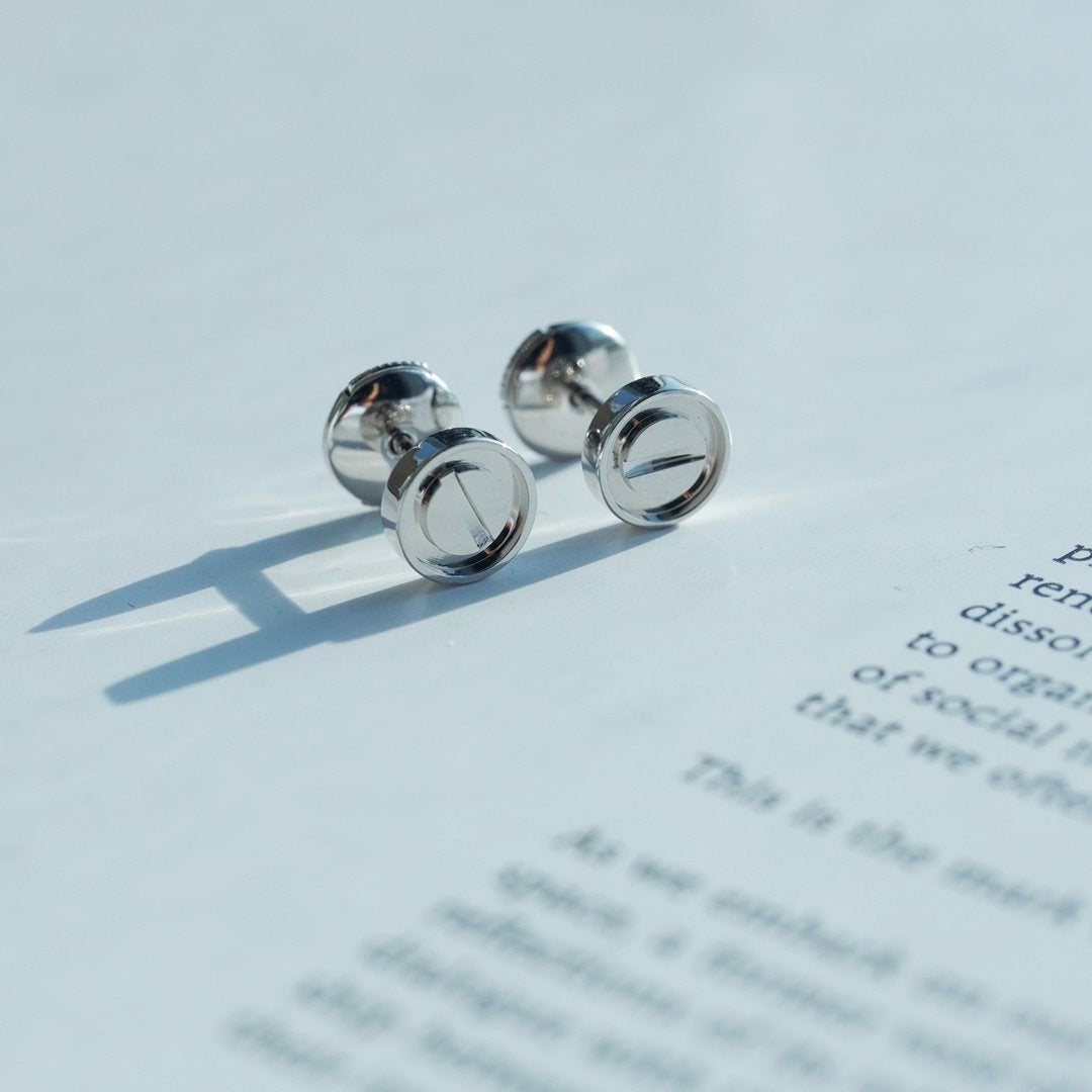 [NOVO]ラブイヤリング シルバー 10mm