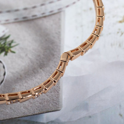 [GALE]SERPENTI SMALL BRACELET PINK GOLD DIAMOND