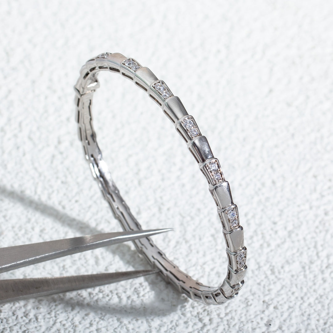 [GALE]SERPENTI BRACELET SILVER DIAMOND