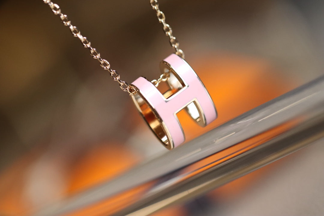 [NOVO]POP H ANHÄNGER ROSA GOLD